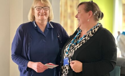 Employee of the quarter  –  Arthurs court care home – Jan Gosney