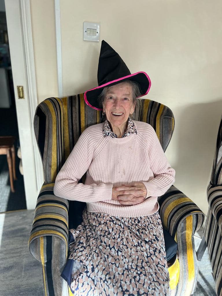 Halloween decorations at Manor Lodge Care Home