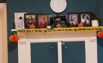 Halloween decorations at Sunnyside care home