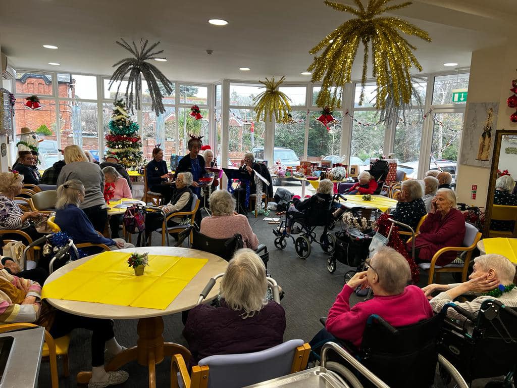 Christmas Party at Manor Lodge Care Home