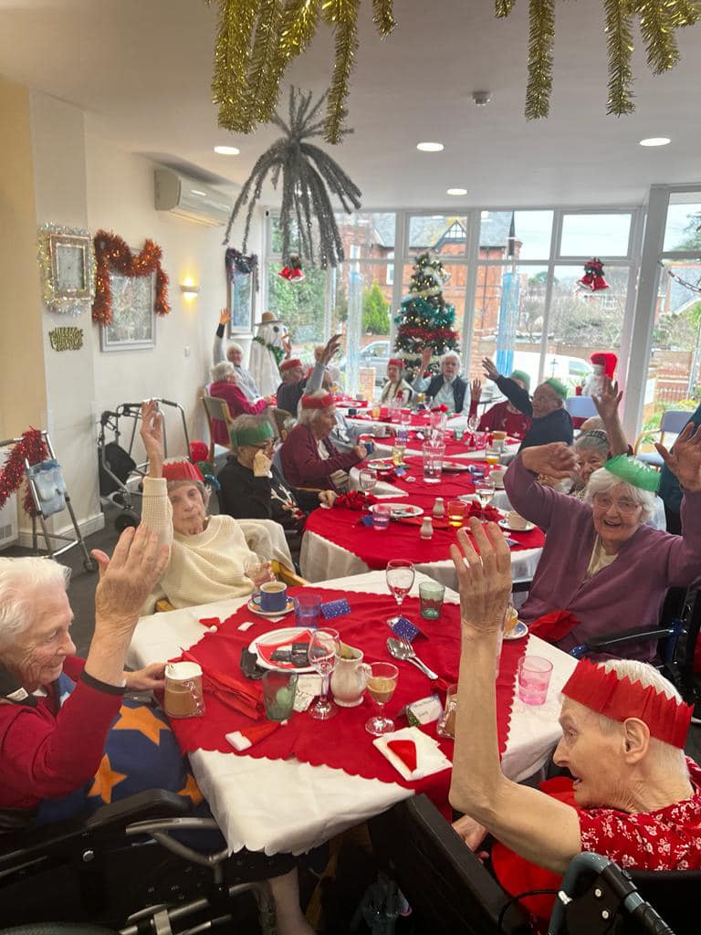 Christmas Day at Manor Lodge Care Home