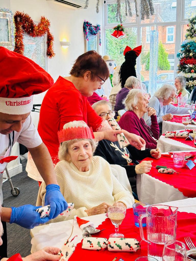 Christmas Day at Manor Lodge Care Home