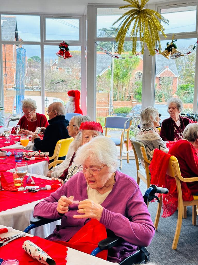 Christmas Day at Manor Lodge Care Home