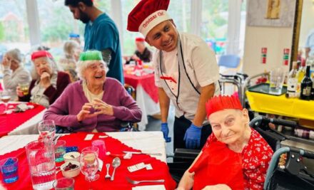 Christmas Day at Manor Lodge Care Home